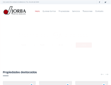 Tablet Screenshot of jorbainmobiliaria.com
